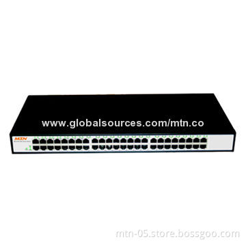 10/100M Fast Ethernet 48 Ports VLAN Switch, Supports VLAN Function, Realtek Chipset